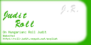 judit roll business card